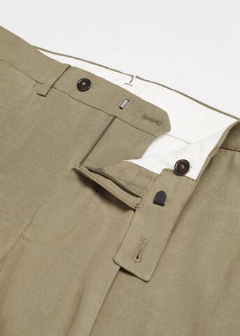 MANGO MAN Regular Pantalon 'Amalfip' in Groen