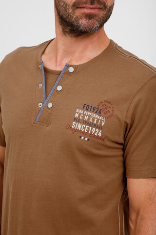 FQ1924 Shirt 'RUDOLF' in Bruin