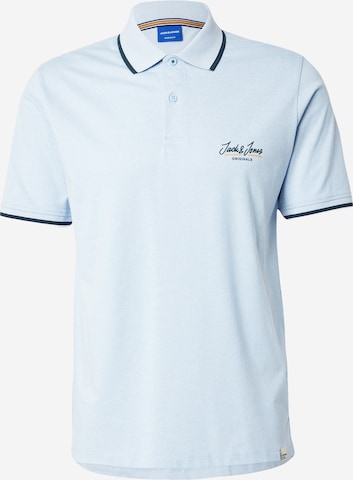 T-Shirt 'JORTEN' JACK & JONES en bleu : devant
