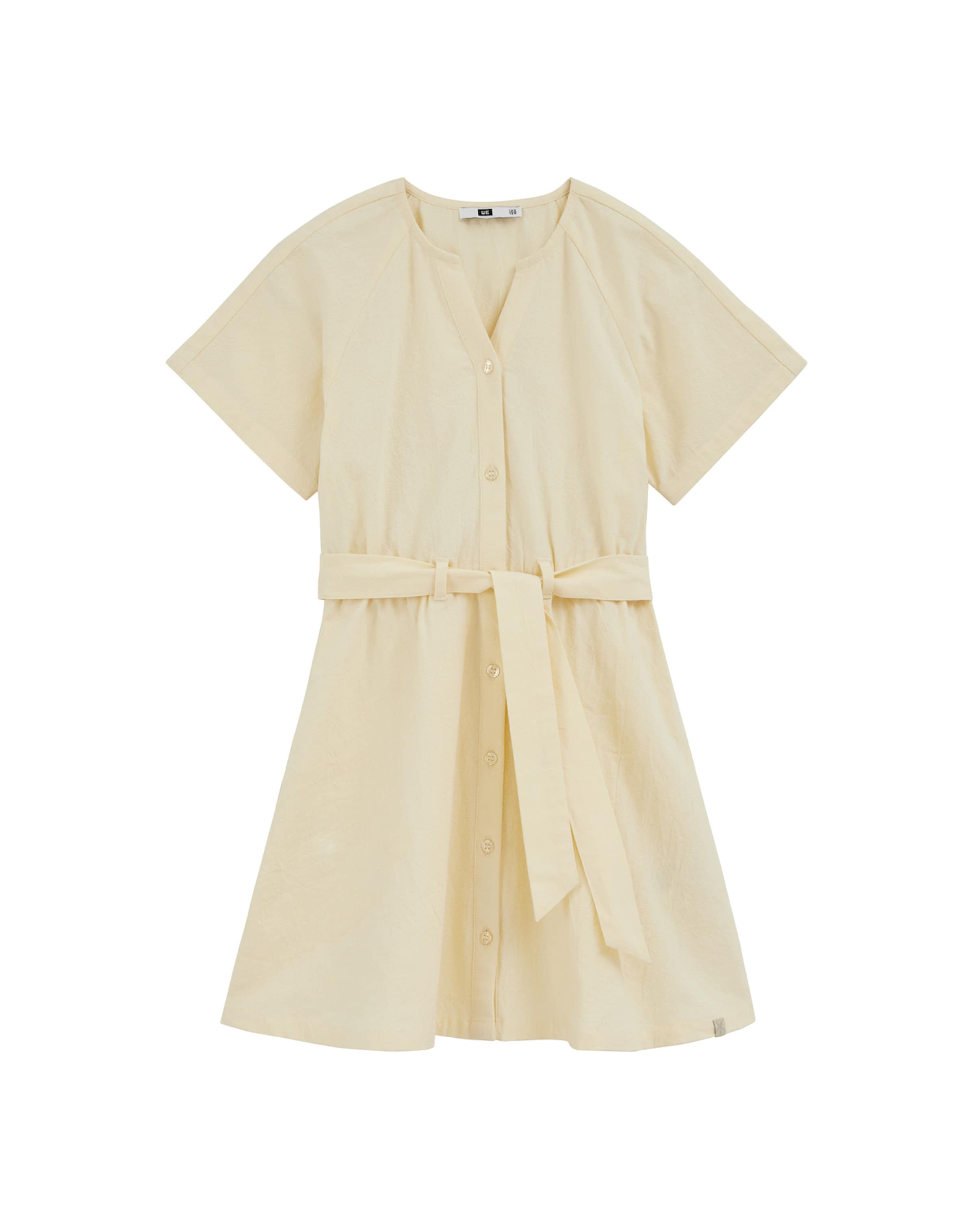 WE Fashion Šaty - Žltá: predná strana