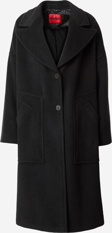 Manteau mi-saison 'Mauroko' HUGO en noir : devant