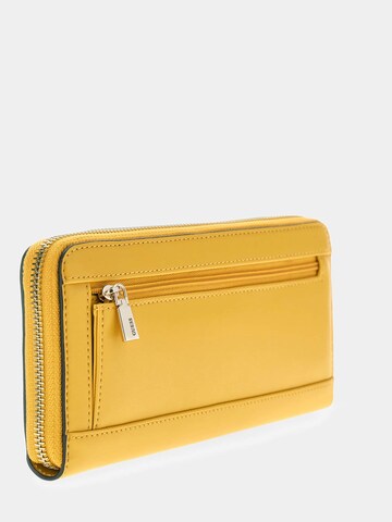 GUESS Wallet 'Janie' in Yellow