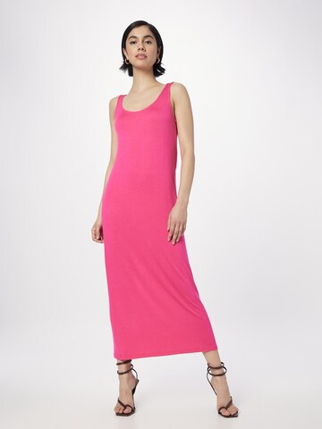 PIECES Sukienka 'Kalli' w kolorze różowy: przód