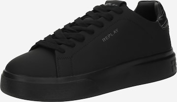 REPLAYNiske tenisice - crna boja: prednji dio