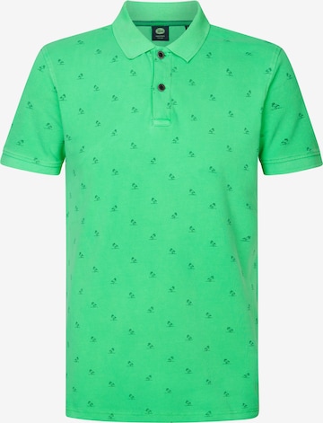 Petrol Industries Poloshirt 'Breeze' in Grün: Vorderseite