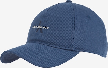 Calvin Klein Jeans Czapka z daszkiem w kolorze niebieski: przód