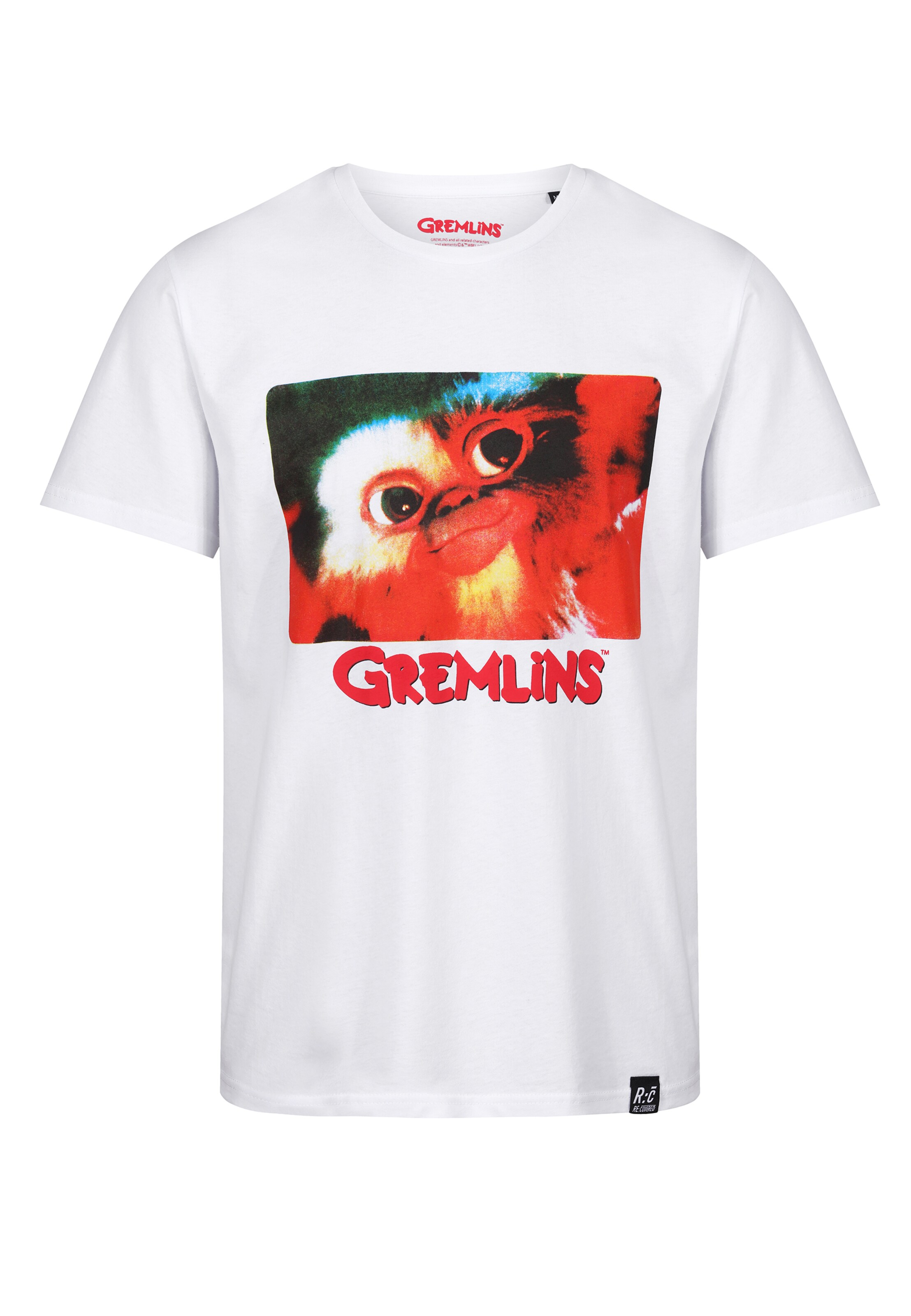 Recovered Shirt 'Gremlins Film' in White: front