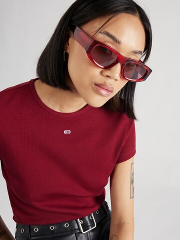 Tommy Jeans T-Shirt in Rot