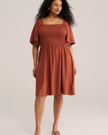 WE Fashion Sommerkjole i rød: forside