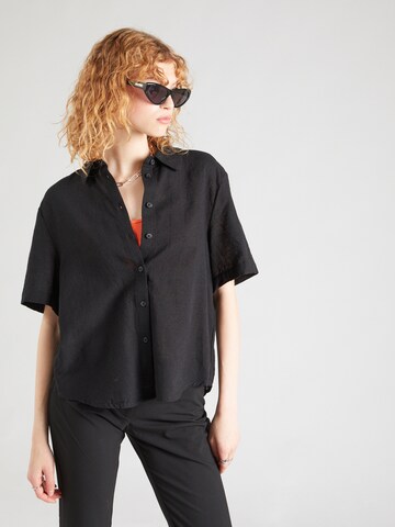 Monki Bluza | črna barva: sprednja stran
