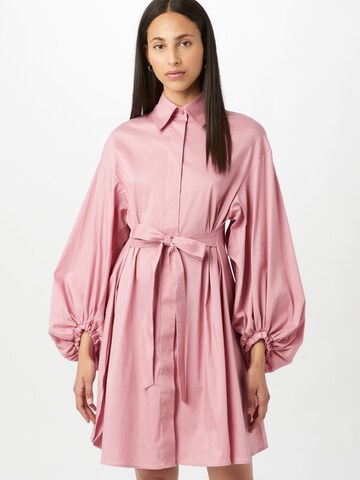 IMPERIAL Shirt Dress in Pink: front