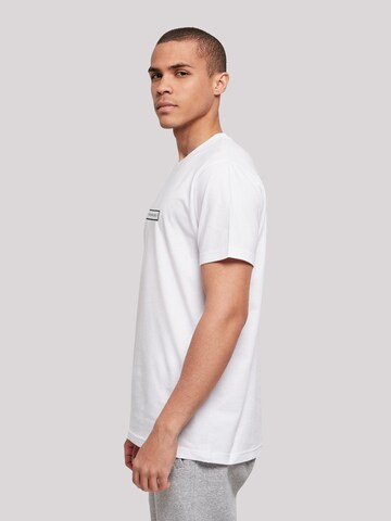 F4NT4STIC Shirt 'Happy People Only Good Vibes' in White