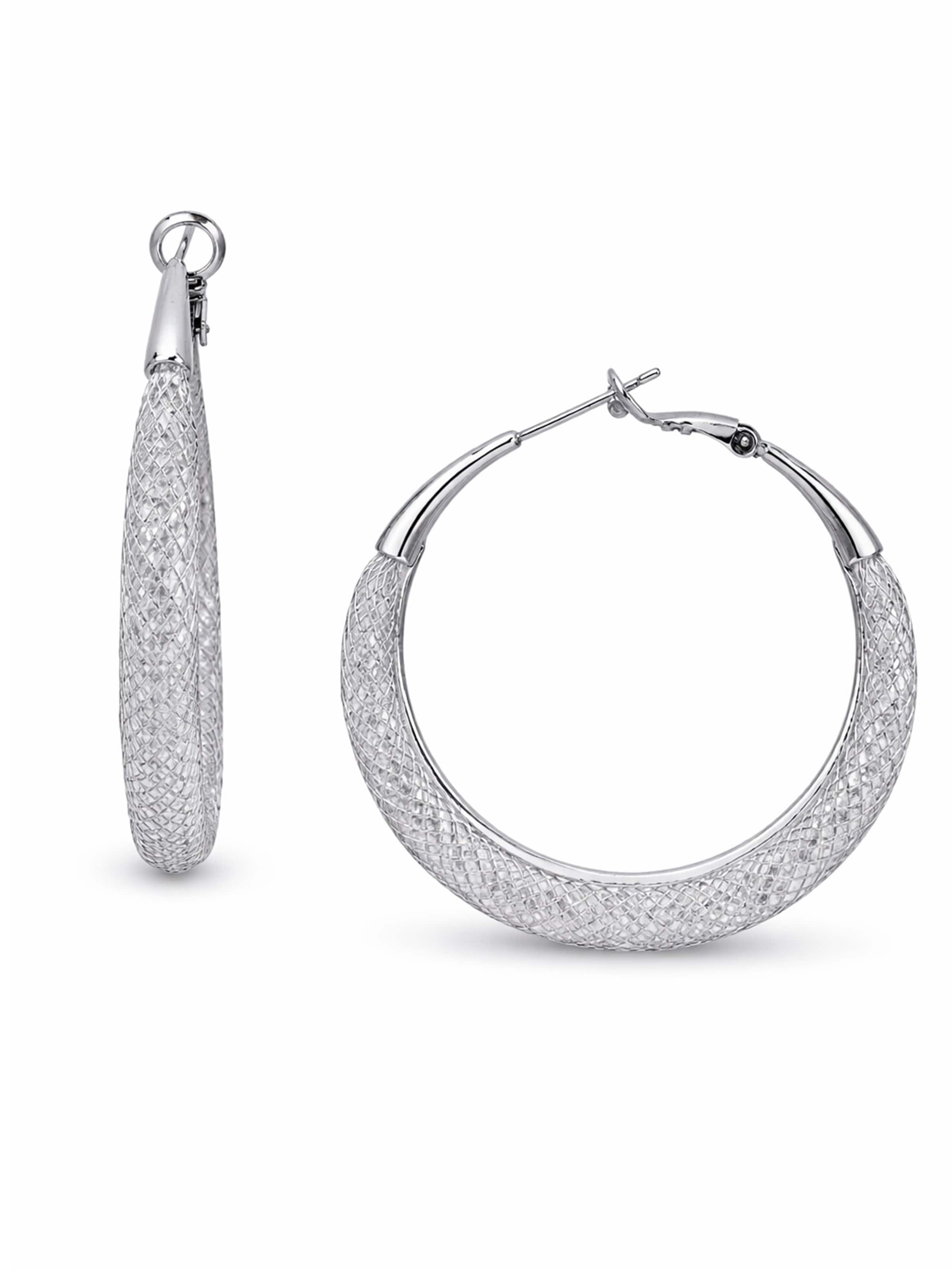 AVANT-GARDE PARIS Boucles d'oreilles en argent, Vue avec produit