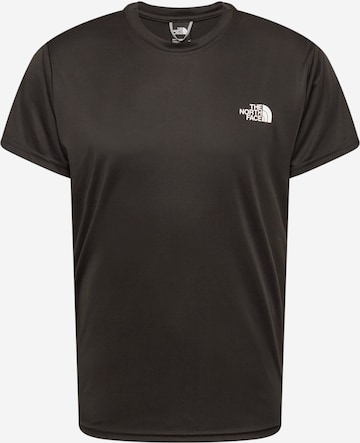 THE NORTH FACE Sportshirt 'Reaxion' in Schwarz: predná strana