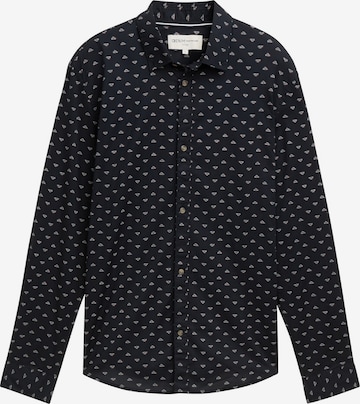 TOM TAILOR DENIM Srajca | črna barva: sprednja stran