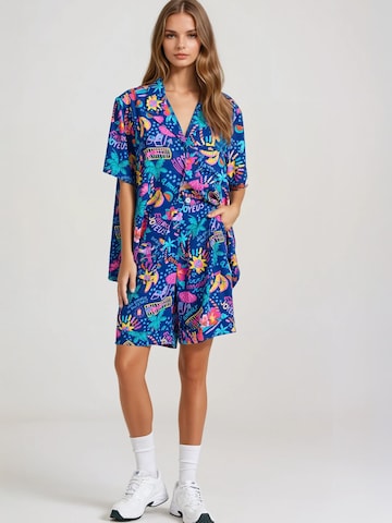 Funky Buddha Blouse in Blauw
