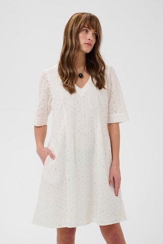Robe 'CUAdelfine' CULTURE en blanc : devant