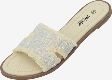 Palado by Sila Sahin Mules in Beige: front