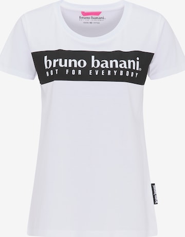 BRUNO BANANI Shirt 'Thompson' in Wit: voorkant