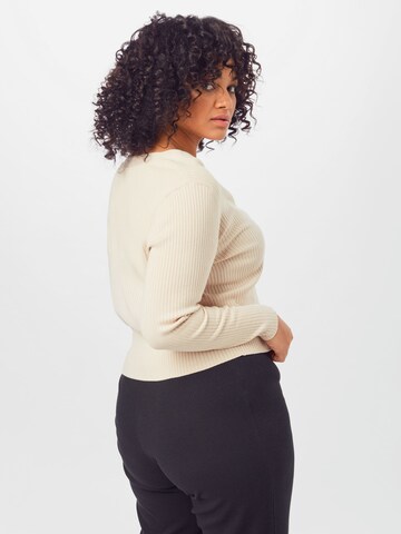 ABOUT YOU Curvy - Cárdigan 'Cassidy' en beige