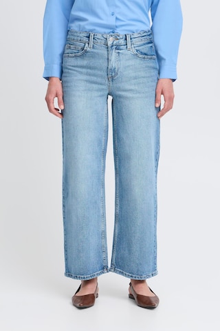 b.young Wide Leg Jeans 'BYKYJLA' in Blau: Vorderseite