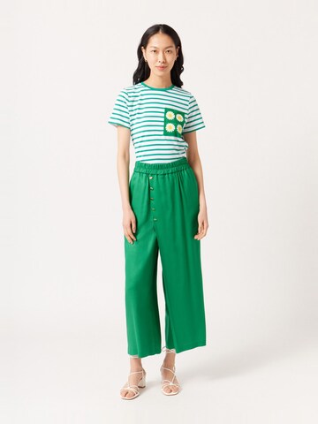 NAF NAF Wide leg Pants 'Palma' in Green