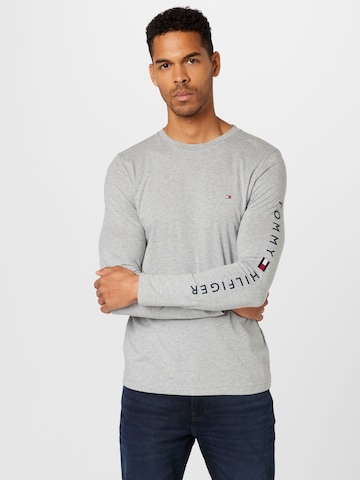 T-Shirt TOMMY HILFIGER en gris : devant