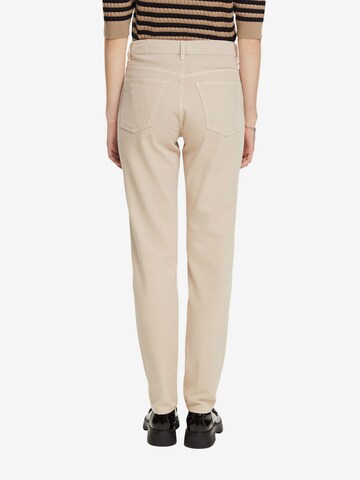 Coupe slim Pantalon ESPRIT en beige