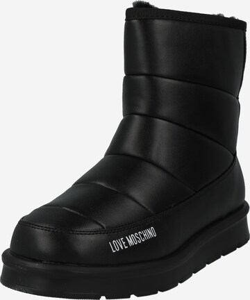 Love Moschino Ankle Boots in Black: front