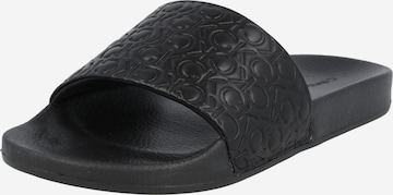 Calvin Klein أحذية للشواطئ بلون أسود: الأمام