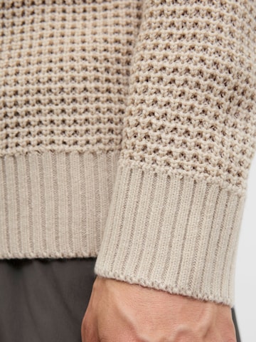 JACK & JONES Sweater in Beige