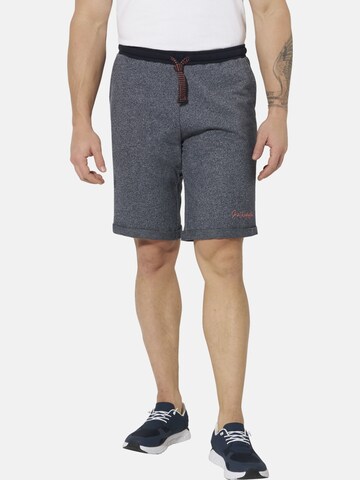 Jan Vanderstorm Loose fit Pants ' Radbod ' in Blue: front