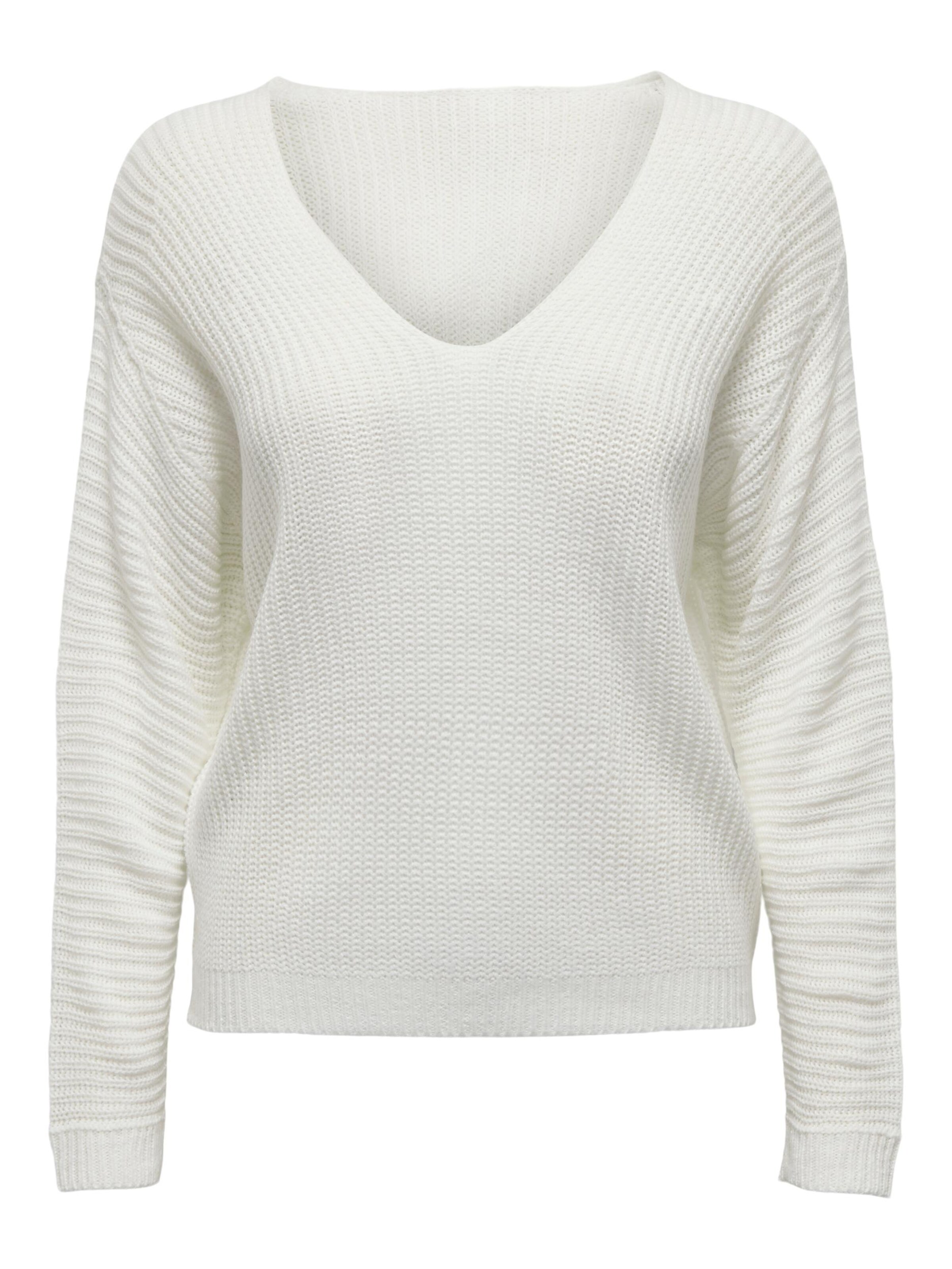 JDY Trui 'JUSTY MAYA' in Wit: voorkant
