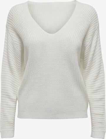 Pull-over 'JUSTY MAYA' JDY en blanc : devant