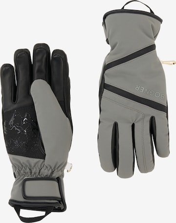 BOGNER Sporthandschuhe 'Hilla' in Grau: Vorderseite