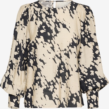 Kaffe Blouse 'Louise' in Beige: voorkant