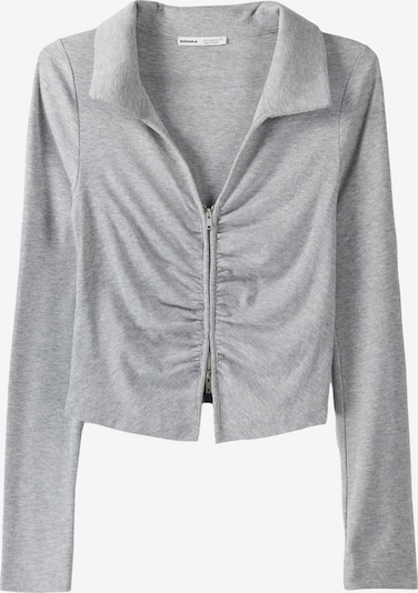 Bershka Cardigan en gris, Vue avec produit