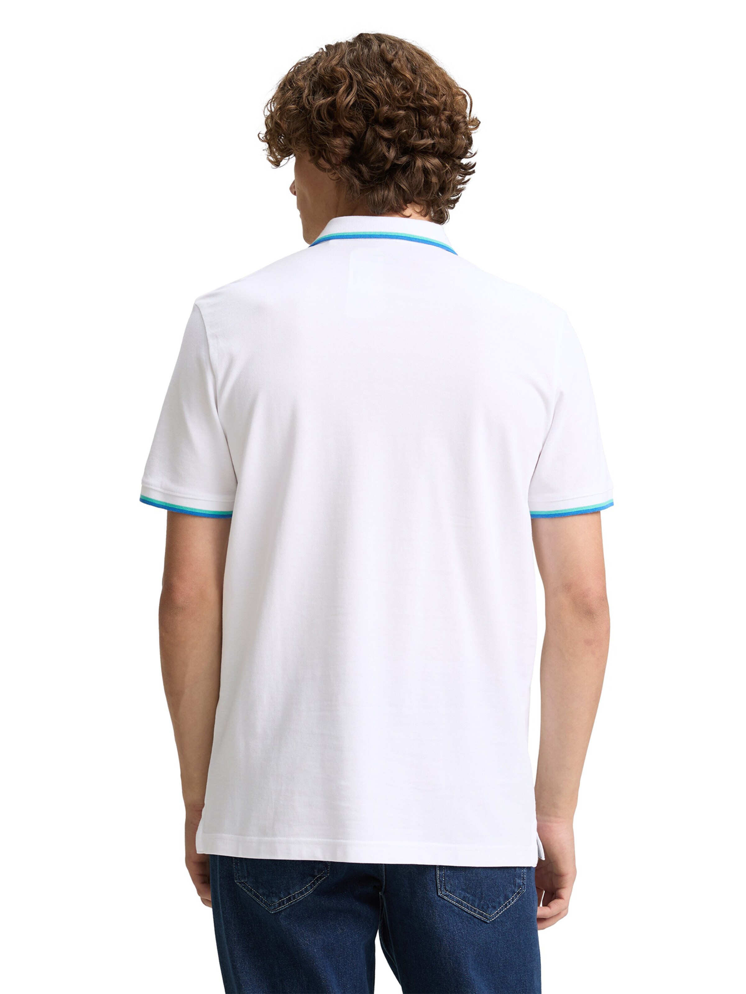 T-Shirt TOM TAILOR DENIM en blanc