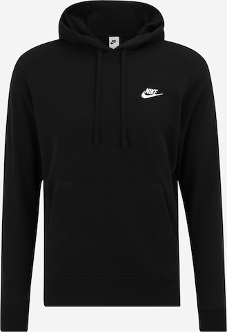 Nike Sportswear Μπλούζα φούτερ 'Club' σε μαύρο: μπροστά