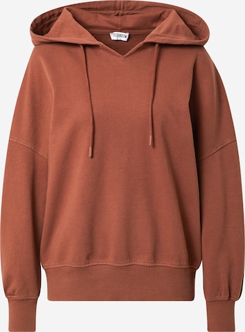 ABOUT YOU Limited Sweatshirt 'Mia' in Brown: front