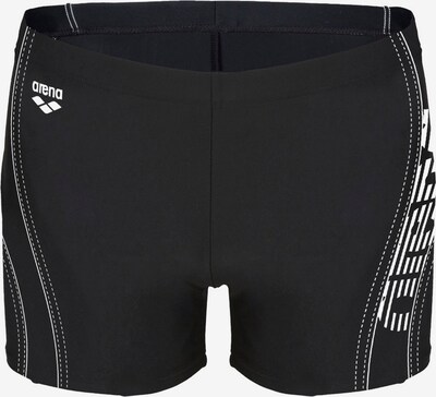 ARENA Sportzwembroek 'EVO' in de kleur Zwart / Wit, Productweergave