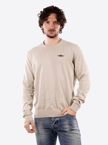 Aeronautica Militare Pullover in Weiß