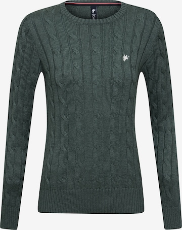 DENIM CULTURE Sweater 'LUDOVICA' in Green: front