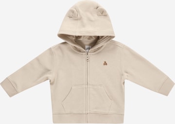 GAP Zip-Up Hoodie 'BRANNAN' in Beige: front