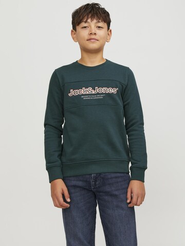 Jack & Jones Junior - Sweatshirt em verde: frente