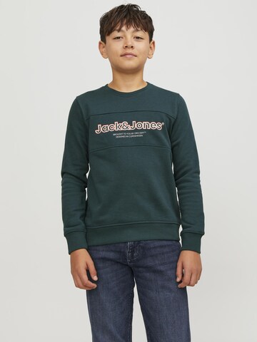 Sweat Jack & Jones Junior en vert : devant