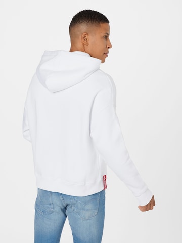 ALPHA INDUSTRIES Sweatshirt in Weiß