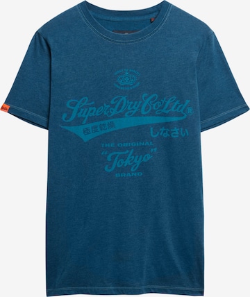 Superdry T-Shirt in Blau: Vorderseite