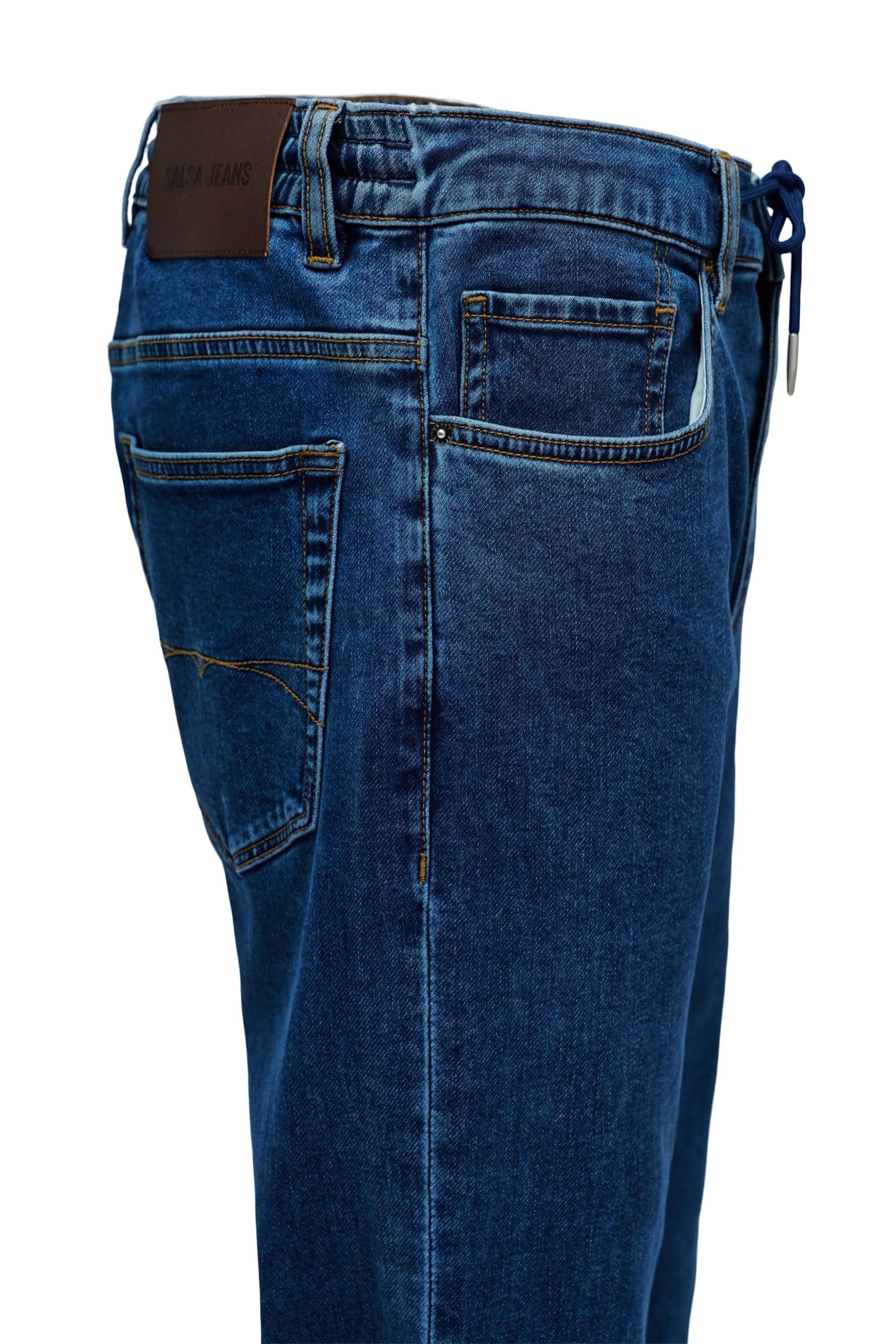 Salsa Jeans Regular Broek in Blauw