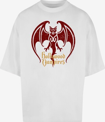 Merchcode Shirt 'Hollywood Vampires' in Weiß: predná strana